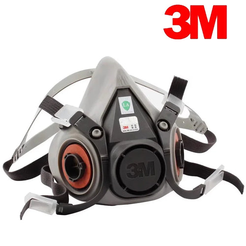 3M6200 Self-priming Filtering Gas Mask Half Mask For Paint Spraying