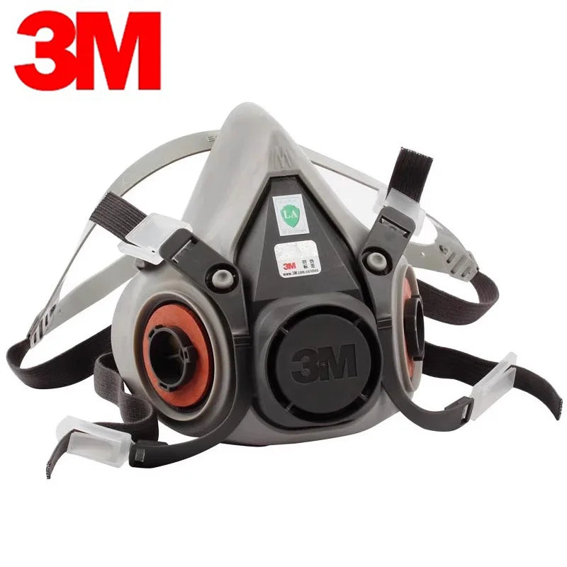 3M6200 Self-priming Filtering Gas Mask Half Mask For Paint Spraying