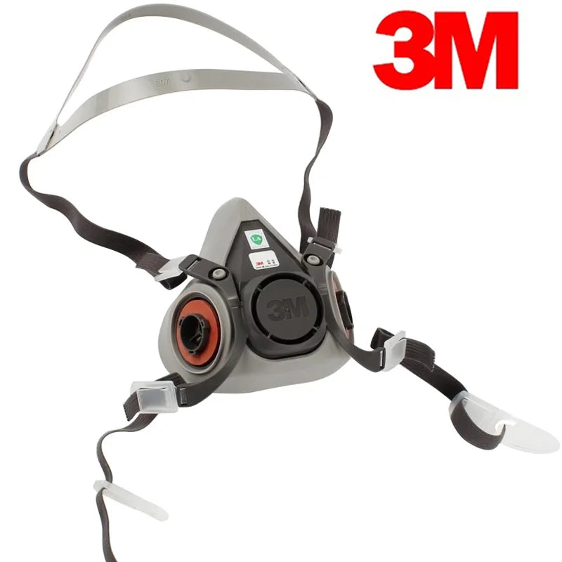 3M6200 Self-priming Filtering Gas Mask Half Mask For Paint Spraying