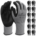 Micro Foam Nitrile Work Gloves | Touch Screen | Grey | L | Pack of 12