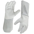 Heat Resistant Leather Gloves 14 Inch Long