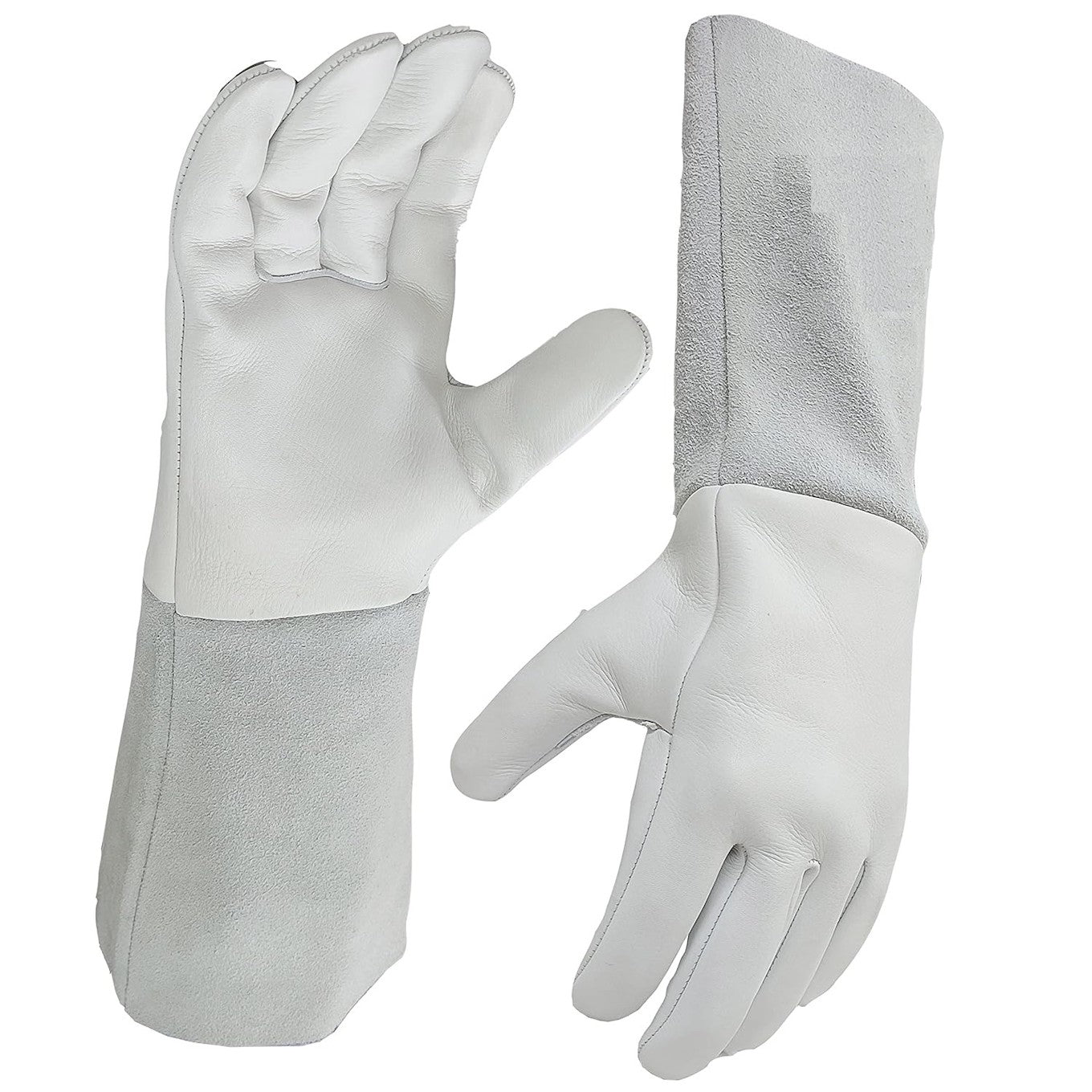 Heat Resistant Leather Gloves 14 Inch Long